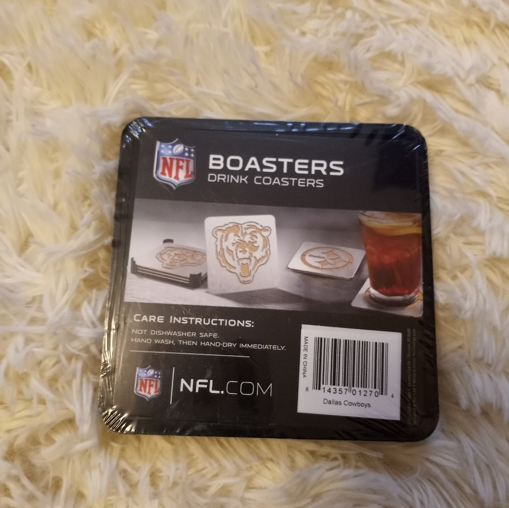 NFL DALLAS COWBOY THEMED COASTER SET - Picture 3 of 3